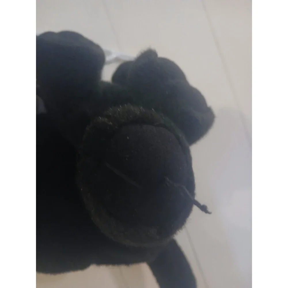 Vintage Mango Teddy Bear Co.  Plush Backpack Zipper Bag Y2k  Black Cat